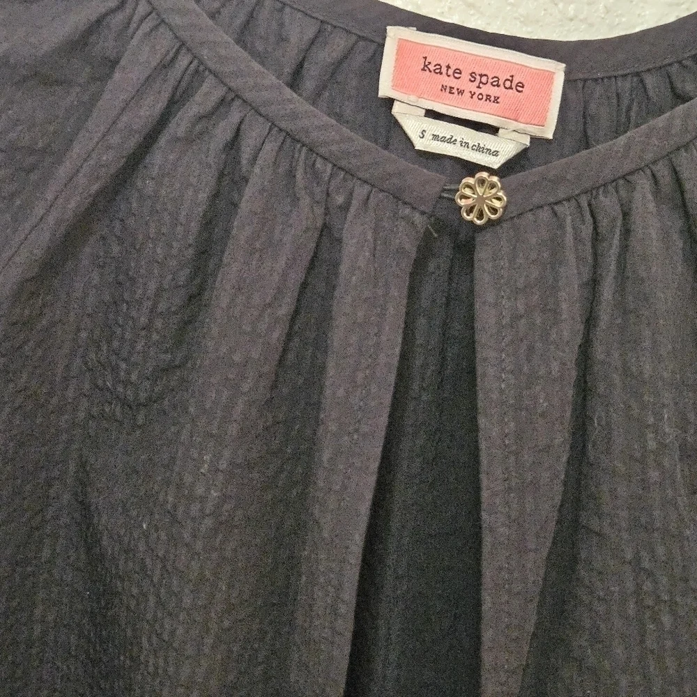 Kate Spade New York size small balloon sleeve top